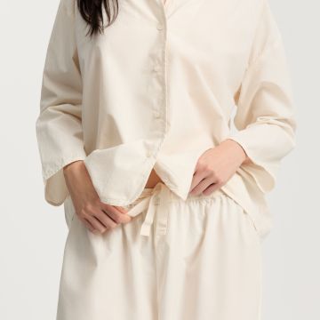 Aiayu Pyjamas Poplin Pure Ecru