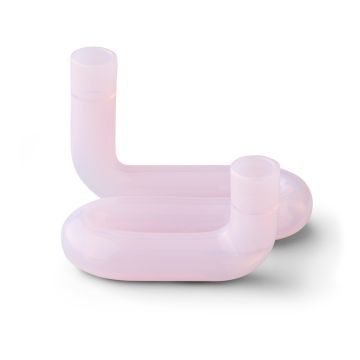 Studio About Wave Kerzenhalter H10 cm, Milky Rose