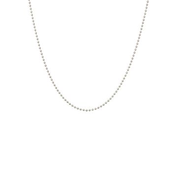 Camille Brinch Texturierte Punkte Halskette Silber